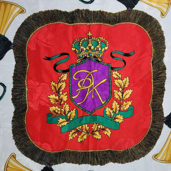 Silk Mardi Gras Scarf - Picture 2 of 13